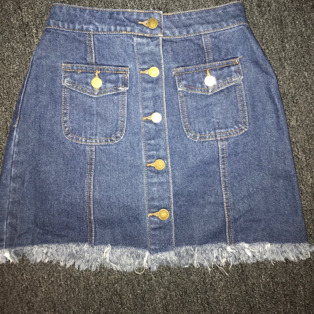 Denim skirt